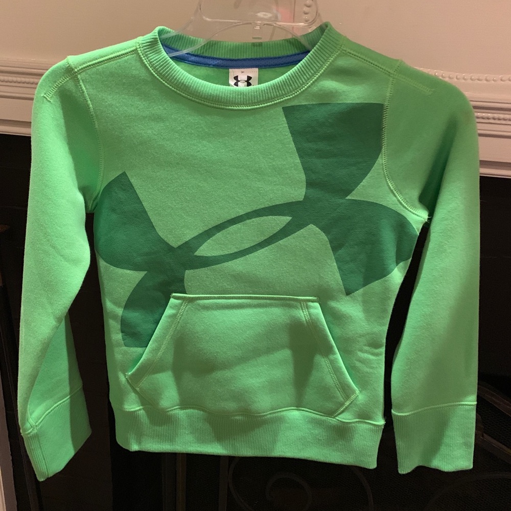 Under Armour Green Sweatshirt.. YXS/JTP/EP.
